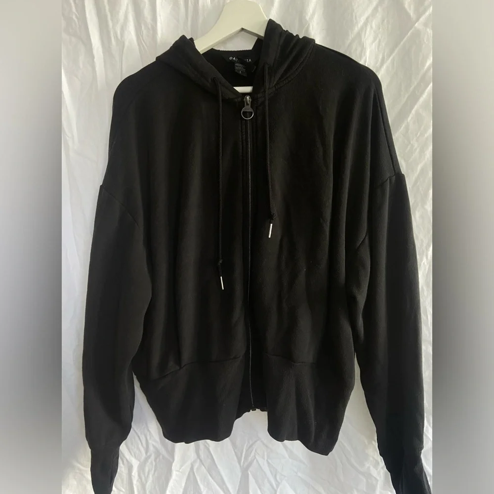 Athleta Black Balance Hoodie Jacket Size Large - Picture 8 of 13